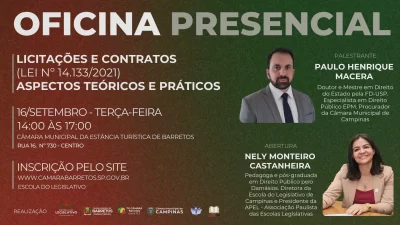 Oficina de Licitações e Contratos: Aspectos Teóricos e Práticos